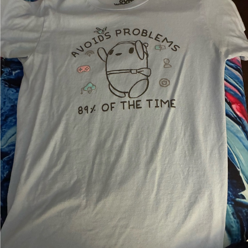 Light blue Graphic T-Shirt